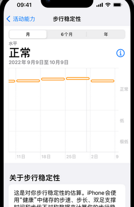 太仆寺iPhone手机维修如何在iPhone开启'步行稳定性通知'