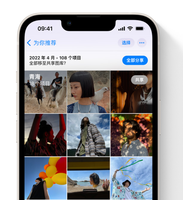 太仆寺苹果维修网点分享在 iPhone 上使用共享图库 