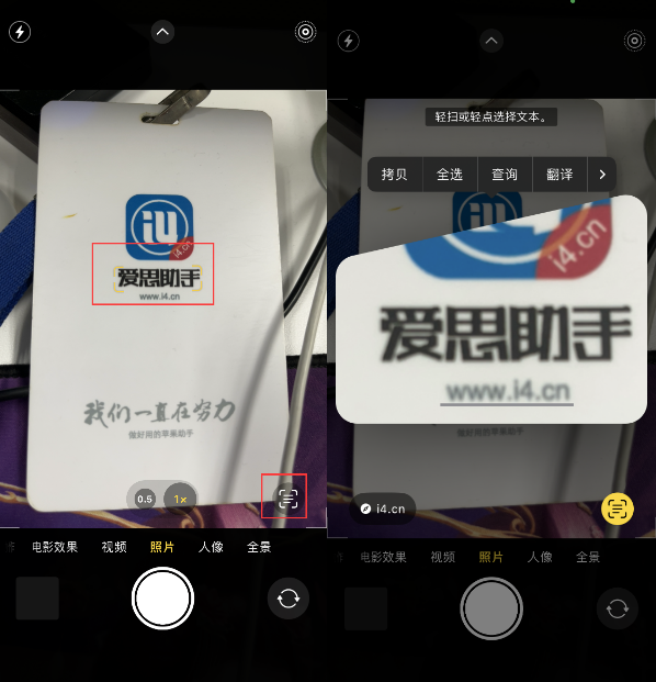 太仆寺苹果手机维修分享升级iOS 16后如何通过相机翻译文本 