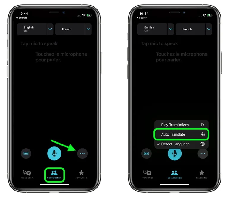 太仆寺苹果手机维修分享iOS 15 “翻译” App 新改进 